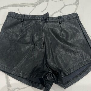 Princess Polly leather shorts